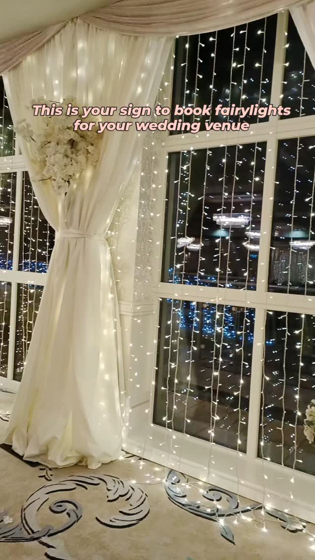 This is your sign to book one of our bespoke backdrops for your wedding venue...
Instantly create a more romantic atmosphere.
Our fairylight backdrops give off a soft, warm glow that feels intimate and emotional. This kind of lighting helps set a romantic mood, especially in the evening, making everything feel more magical and cozy.
Book now 👉 amy@glitz.ie