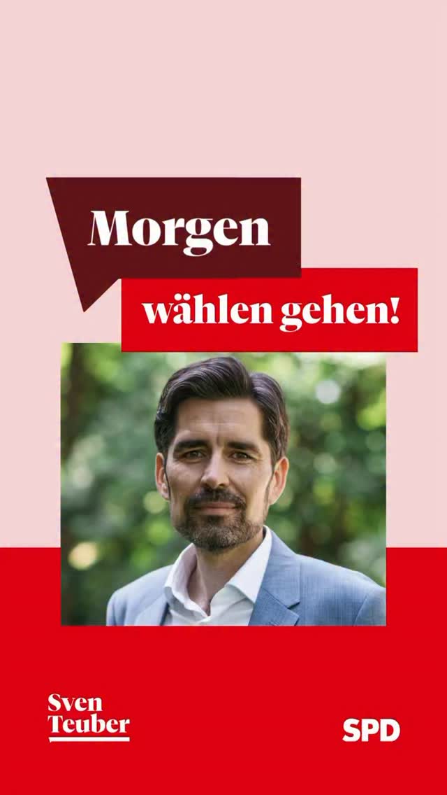 Deine Stimme ist mehr als nur ein Kreuz – sie ist deine Zukunft. Geh wählen, zeig Haltung und mach den Unterschied. 🗳️✨
#GehWählen #DeineStimmeZählt #Demokratie #sventeuber #trier