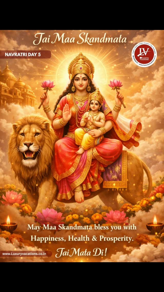 LUXURY VACATIONS brings to you exclusive deals on International and Domestic Hotels and Flights and other Cruise packages and Vacations , with amazing prices and Offers : Find out more on https://www.luxuryvacations.co.in/
#JaiMaaSkandmata #MaaSkandmata
#SkandmataMata #JaiMataDi #jaimaadurga