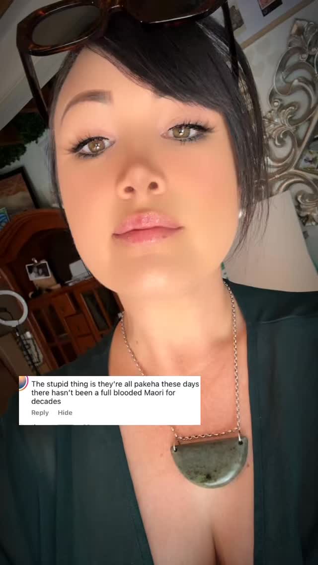 Literally NO ONE ✌🏻❤️🤍🖤 #māori #proud #aotearoa #stupid #bye