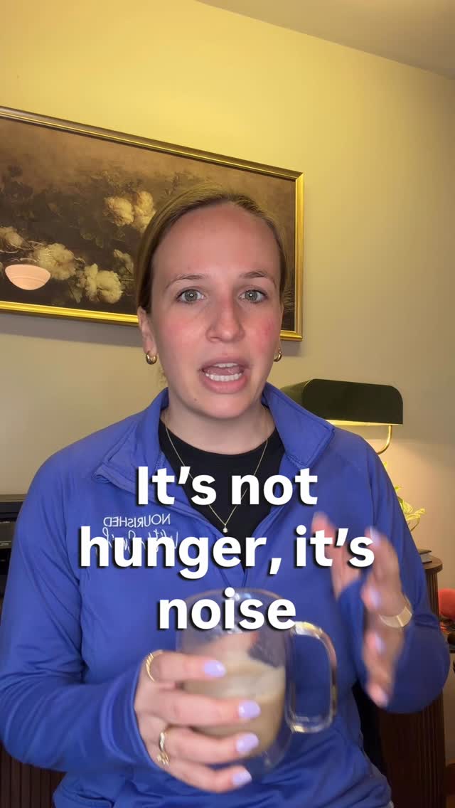 Not all food thoughts mean you need more control.
Sometimes they mean you need:
• More structure
• More predictability
• Less mental load
Food noise is information.
Comment “QUIET” if this resonates!