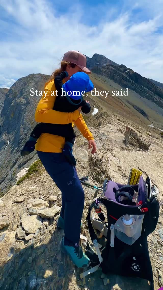 Your motherhood is yours.
And you can mother on a mountain top if you want to.
#motherhood #motherhoodunplugged #hikingmom