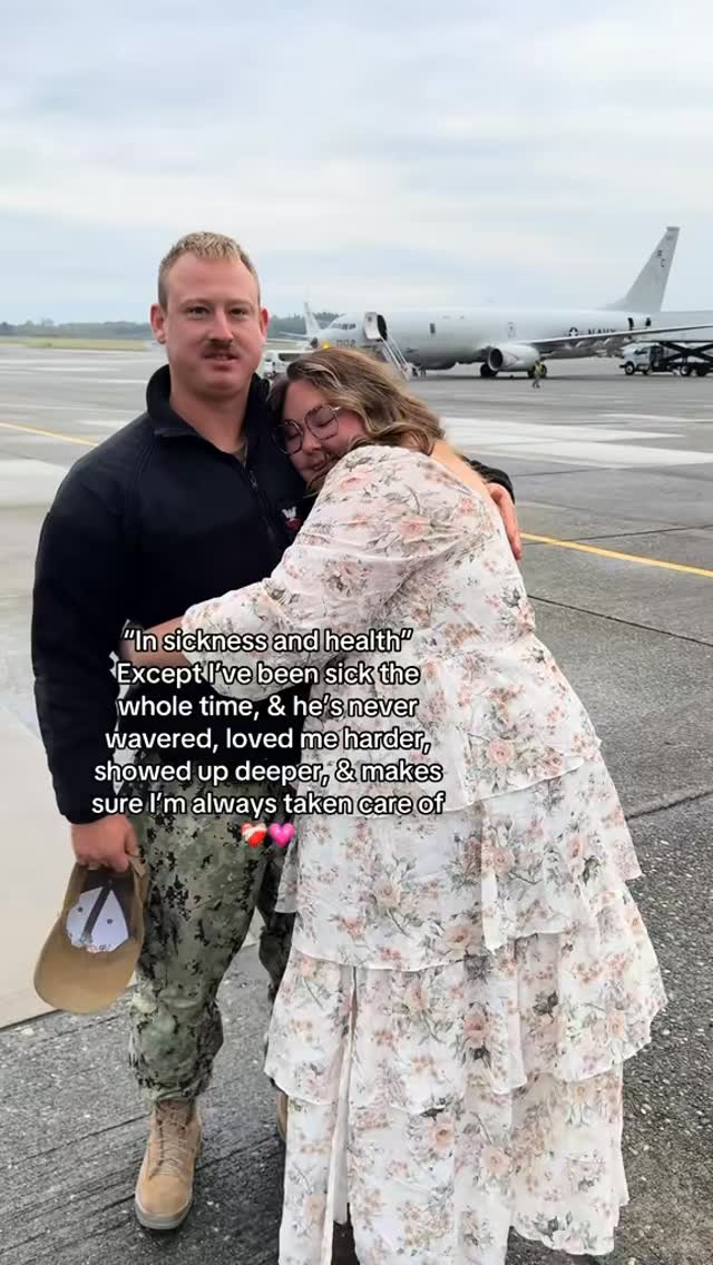 Just a girlie in her feels with the best husband I could ever dream of โค๏ธโ๐ฉน๐ Grateful to never be a burden to him #chronicallyill #invisibleillnesses