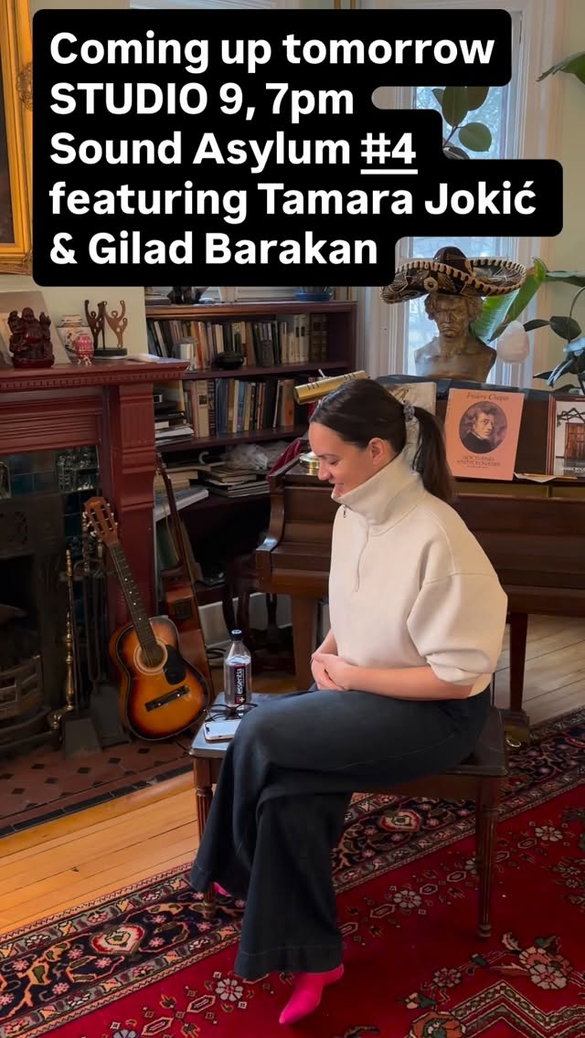A classic of the Latin American repertoire, “Alfonsina y el mar” (Ramírez/Luna) was inspired by the death of Alfonsina Storni and famously popularized by Mercedes Sosa. Here is a quiet moment from Tamara and Gilad’s memorable interpretation.