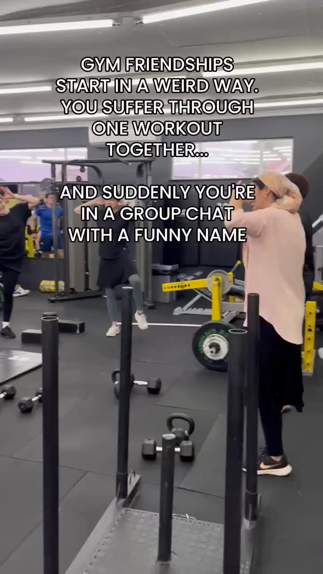 Come for the workouts
Stay for the people
#community #fitness #gym