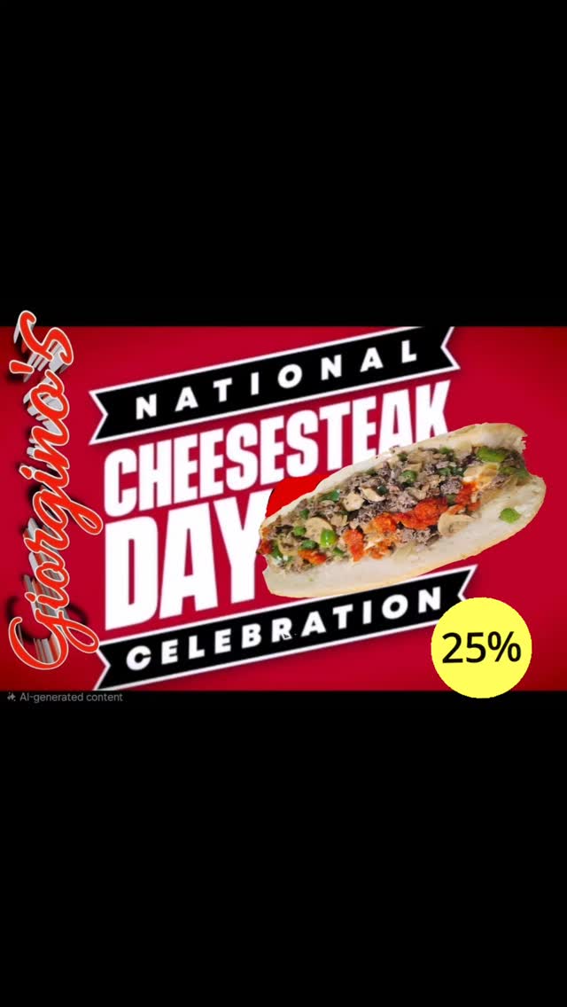 Writing
🥖🔥 National Cheesesteak Day is HERE! 🔥🥖
Celebrate with us today and enjoy 25% OFF any cheesesteak or cheesesteak fries 🤤
Just mention this post when you order!
Come grab that hot, cheesy, made-to-order goodness you’ve been craving 🙌
📍 1237 28th St, San Diego, CA
📞 619-234-9141
⏰ Open today: 10:45 AM – 7:00 PM
#NationalCheesesteakDay #cheesesteak #sandiegoeats ##yelpsandiego #goldenhill
