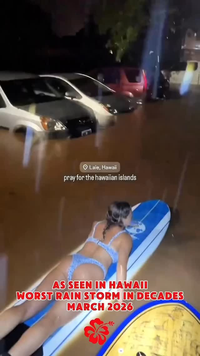 Repost from @hawaiirightnow:
Hawaii's worst rainstorm in decades, by the numbers:
• Up to 46 inches of rain in parts of Maui
• O'ahu saw 20+ inches, triggering island-wide flooding
• Some spots got hit with 1 to 3 inches per hour
• Honolulu broke a rainfall record from 1951
• Kahului logged its wettest stretch ever recorded
• 230+ people rescued from floodwaters
• 5,000 to 10,000+ people evacuated
• Over 100,000 homes lost power during the storm
• Damage already estimated at $1 Billion+
Officials are calling this the worst flooding in over 20 years.
This Kona low stalled over the islands, pulling in nonstop tropical moisture... and since the ground was already soaked from earlier storms, everything just turned into runoff instantly.
Help Hawaii recover by supporting local when businesses reopen. Be careful of fake fundraisers online. Respect the time and space needed to recover during natural disasters. Don't expect business as usual as soon as the rain stops.
#HawaiiRightNow #Hawaii #Weather #HawaiiNews #HawaiiLife