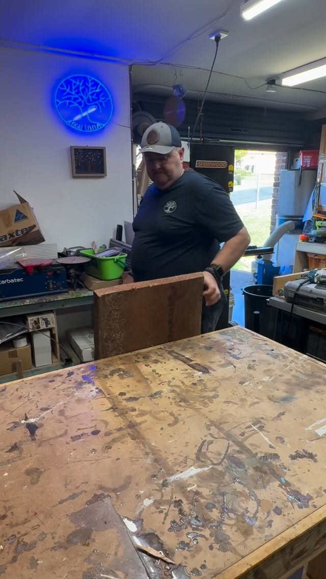 New coffee table is underway! There is a bit to it, but have a little creative licence in this one. Yes, also a little excited about Dune part 3……… #coffeetable #bespoke #furnituremakasar #dune #makersgonnamake