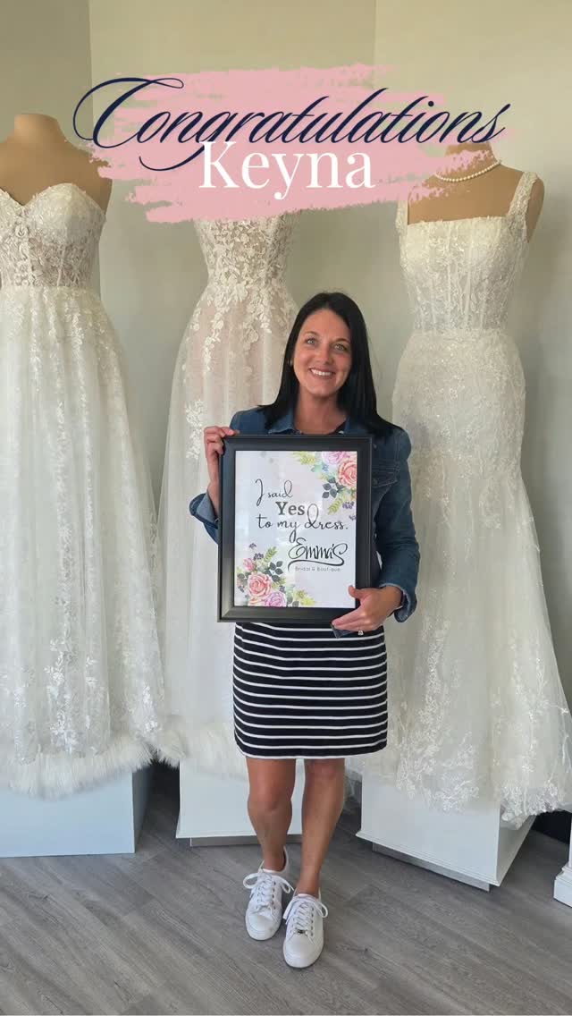 Congratulations to our gorgeous Bride Keyna, she said "Yes to the Dress" we are so happy for her.! YAY Congratulations the big day is coming.! 🎉💐💓✨️🥂
