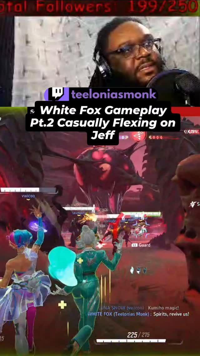 Pt.2 from my White Fox stream. The chat and I were talking about how Thor's battle pass skin should of said High Key since Loki's says Low Key. Then I flexed on Jeff 😂
#marvelrivals #gamer #streamer #whitefox