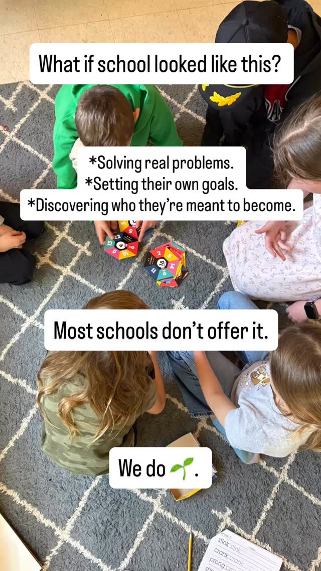 What if school looked different?
Not more worksheets…
but more ownership.
More curiosity.
More real growth.
That’s what we’re building at Seeds 🌱
#actonacademy #LearnerDriven #EducationReimagined