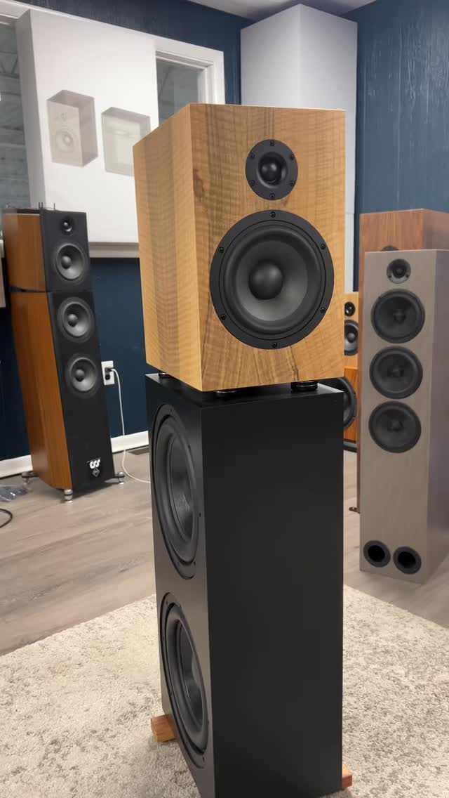 Veneering our 3-Way Bass Module Add-On.
CSS-audio.com