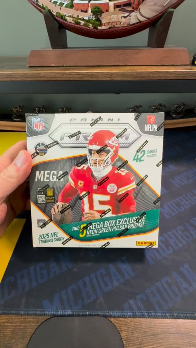 Ripped the #prizm mega box today. Best hit was the #camward silver prizm and a handful of neon green pulsars. #sportscards #whatnot #nflcards