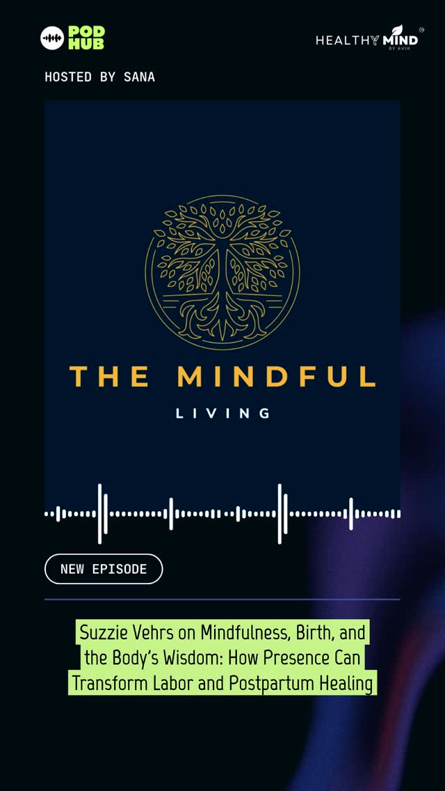 🍃 Suzzie Vehrs on Mindfulness, Birth, and the Body's Wisdom: How Presence Can Transform Labor and Postpartum Healing — Live Now
Nobody wakes up one day and decides
to lose themselves.
It happens slowly.
One distraction at a time.
One "I'll rest later" at a time.
One numbed-out evening at a time.
Until one day you look up and realize —
you've been everywhere except here.
This episode brings you back.
Gently. Without judgment.
Because mindful living isn't about being perfect.
It's about being present.
🎧 Full episode → https://play.headliner.app/episode/32463975
Mindful Living | Healthy Mind by Avik™
#MindfulLiving #SlowLiving #ConsciousLiving
#MentalWellness #HealthyMindByAvik #Mindfulness #podmatch #healthymindbyavik
