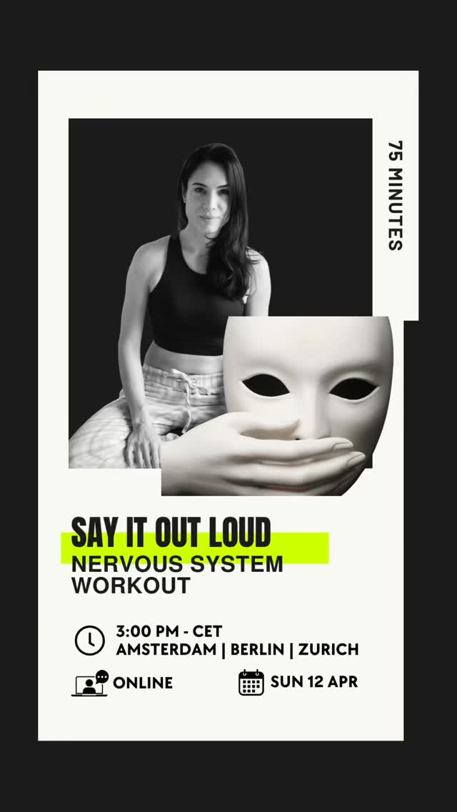 Are you done with self-censoring yourself?
Say It Out Loud | Nervous System Breathwork
Sun Apr 12, 2026 | Online via Zoom
Stop holding it all in.
Composure taught us to stay small. Stay polite. Stay quiet.
But your body remembers what your voice never said.
Tight jaw. Shallow breath. That inner clamp.
This 75-min session unwinds it.
- Grounding to settle.
- Breathwork to release stored charge.
- Simple tools to name what you feel — and let it move.
Feel calmer baseline. Steadier energy. Clearer signals.
Not from suppression. From alignment.
For high performers ready to drop self-censorship.
Reclaim your voice. Restore your calm.
Link in bio to register (free, standard, supporter tickets).
Spots limited.
#NervousSystemReset #Breathwork #NeurosomaticWellness #SattvaHouse