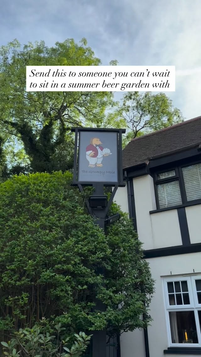 Who else is ready for a bit of this 🌞🌞🌞
#thegrumpymole #sunshine #pub #spring