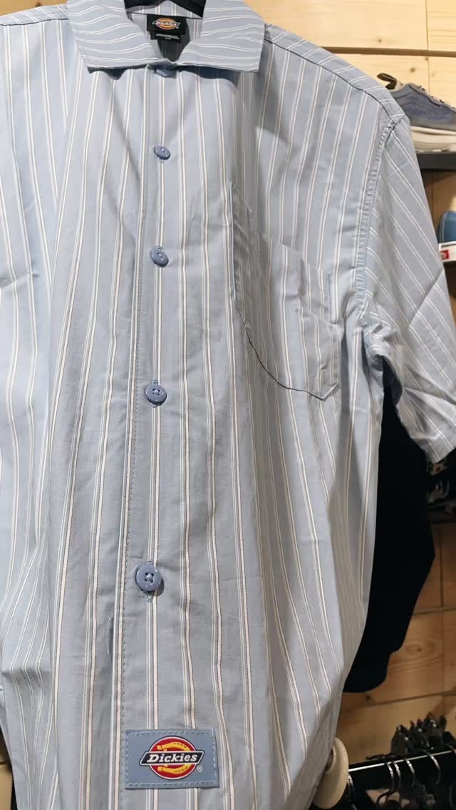Chemises Dickies fraîchement arrivés en boutique, manches courtes et manches longues !