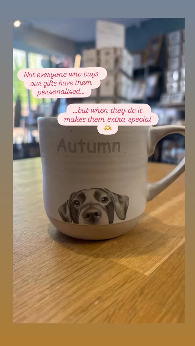 Not everyone has our gifts personalised but when they do it makes that gift even more special ๐ฅฐ we love it when our customers choose to personalise, it means we are doing our job right ๐ซถ