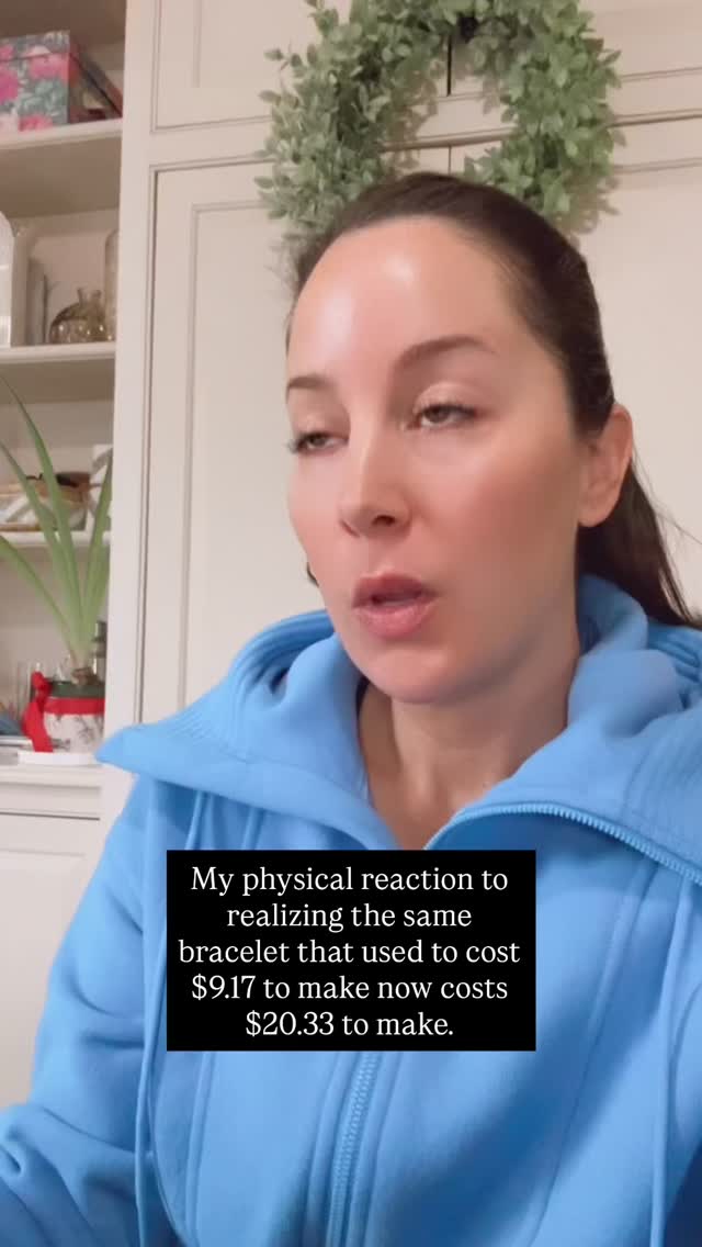 Thank you, sterling silver.
Anyone else getting pummeled by the gold and silver markets?!
Business costs | So not funny it’s funny | Small Biz Life | #jewelerydesigner #jewelry #sterlingsilverjewelry #goldfilled