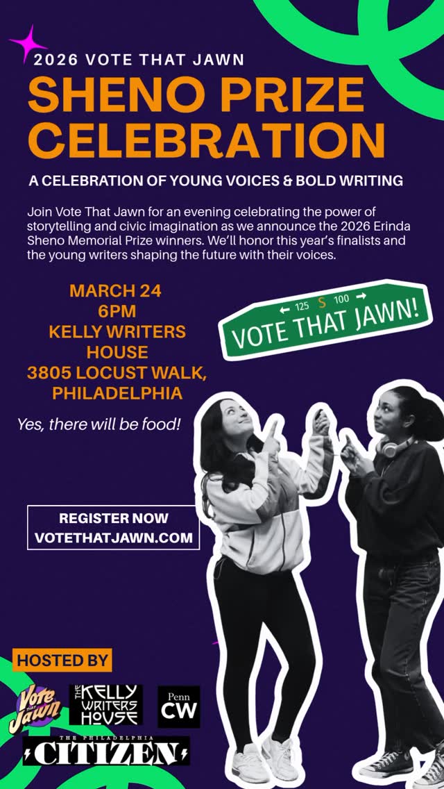 ✨ The moment we’ve been waiting for… ✨
The 2026 Erinda Sheno Memorial Prize winners have officially been selected — and trust us, you’re going to want to hear their voices.
Join us as we celebrate this year’s incredible recipients and honor Erinda’s legacy of storytelling and impact:
🗓 Tuesday, March 24
🕕 6:00 PM
🏢 @kellywritershouse
Come be in community, hear powerful work, and uplift the next generation of writers carrying this legacy forward.
We’re also deeply grateful to this year’s Sheno Prize Review Committee, a group of brilliant writers, educators, artists, and thinkers who helped make this selection possible:
👏 Miran Andriyevsky @rid.ridz �👏 Jamie-Lee Josselyn @jljosselyn �👏 Mae Early @mindyaearly �👏 Olivia Loudon @liv.loud �👏 Charissa Howard @charissahowardd �👏 Sonali Deliwala @sonali.deliwala
Thank you for the care, intention, and insight you brought to this process.
