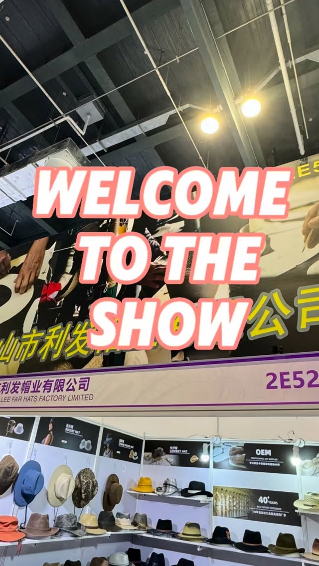 Welcome to hat expo
#hat #hatfactory #customizehat