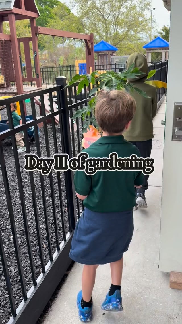 Now that we work is done we get to enjoy some time off! Wishing everyone a great spring break! 🌻🌺🌷#Montessori #gardening #education #community
