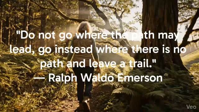 There is a quiet safety in the footsteps of those who came before us. The maps are drawn, the expectations are set, and the destination is certain.
But there is a specific kind of magic that only exists in the untamed parts of our lives—the moments where we stop looking for a "right" way and start moving in the direction of our own curiosity.
True growth isn't about finding a path; it’s about having the courage to forge one. When you push past the brush and step into the unknown, you create a trail for others to find their own light.
Don't just arrive. Leave a mark. 🌿✨
.
.
.
#RalphWaldoEmerson #ForgeYourOwnPath #Trailblazer #SelfReliance #AuthenticLiving InnerCompass CourageousLiving Originality GrowthMindset MindfulMovement
