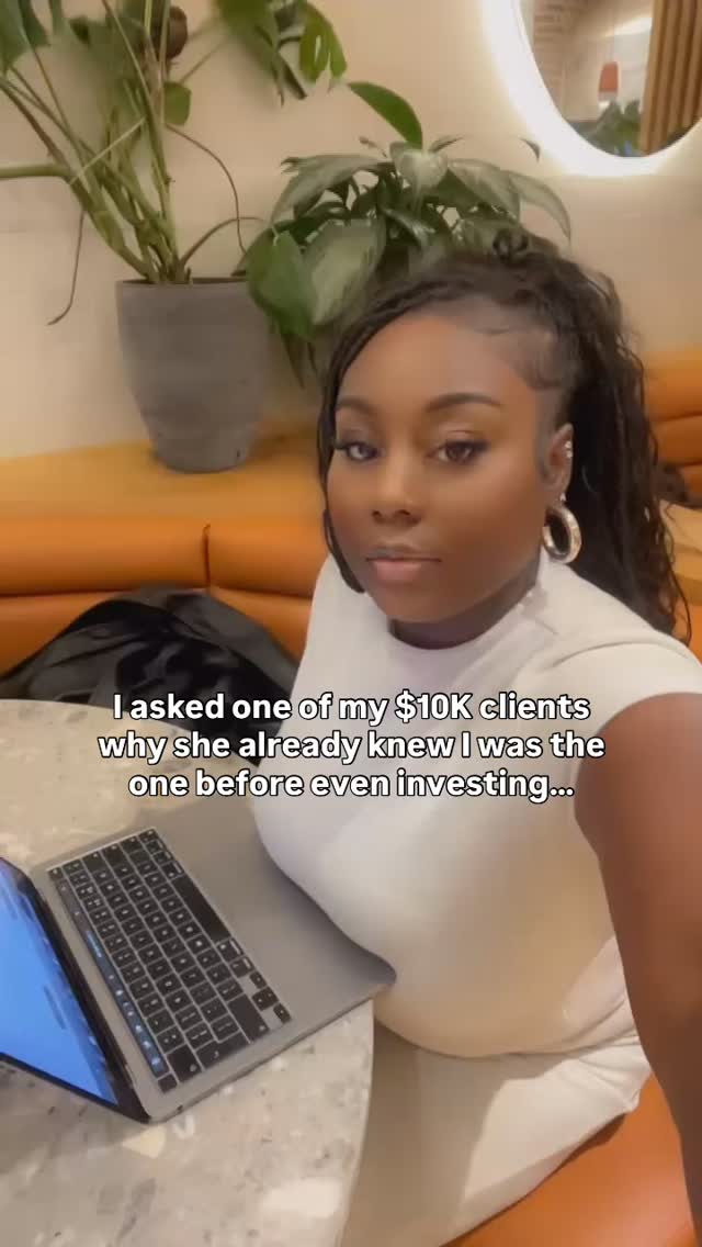 this is what she said in summary👇🏾
“Your branding looked premium, your content felt different, and your messaging just made sense.
I didn’t need to overthink it… the decision felt easy, and your pricing reflected that”
She’s basically saying that the way I positioned my brand matched exactly who she wanted to become.
And this is what most of you are missing.
You’re playing it safe.
You’re not fully being yourself.
And your content isn’t guiding people to actually see you as the solution.
We didn’t have a long sales call.
She didn’t compare me to other people.
She said it was clear I was the one and she trusted it.
And I’m telling you, when your positioning is strong, it turns into messaging that connects and content that converts.
So people don’t come to you unsure.
They come to you already decided.
And your pricing doesn’t scare them away…
it reinforces that they’re in the right place.
I’ve seen this happen with my clients too.
One of them stopped blending in as “just another business coach,” owned what actually made her different, and posted one piece of content that resonated with her ideal client…
That client invested $6,000 within 10 minutes.
This isn’t luck.
It’s what happens when your brand actually signals the right things.
So if you want clients who don’t hesitate, don’t disappear when you mention the price, and already know you’re the one before you even speak…
DM me “LEVERAGED” and let’s fix that.