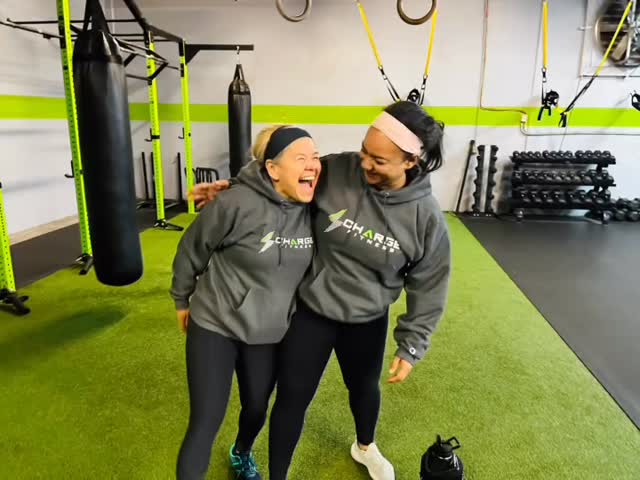 Ya’ll are acting like long distance lovers”
That’s what our trainer said when we saw each other
And honestly... he’s not wrong. 🙃
I’ve been on the road for 5 weeks.
Different cities. Different rooms. Different expectations.
And I still worked out while I was gone…but ...it wasn’t this.
Walking back in and seeing my gym bae? 😍 😍 😍
Immediate chaos. Immediate laughter. Immediate home.
(Also, immediate 5am dancing!!! 💀 )
When everything is moving, you BETTER know what grounds you.
Routine helps...but it’s the PEOPLE.
The ones who don’t need a version of you...
Just you.