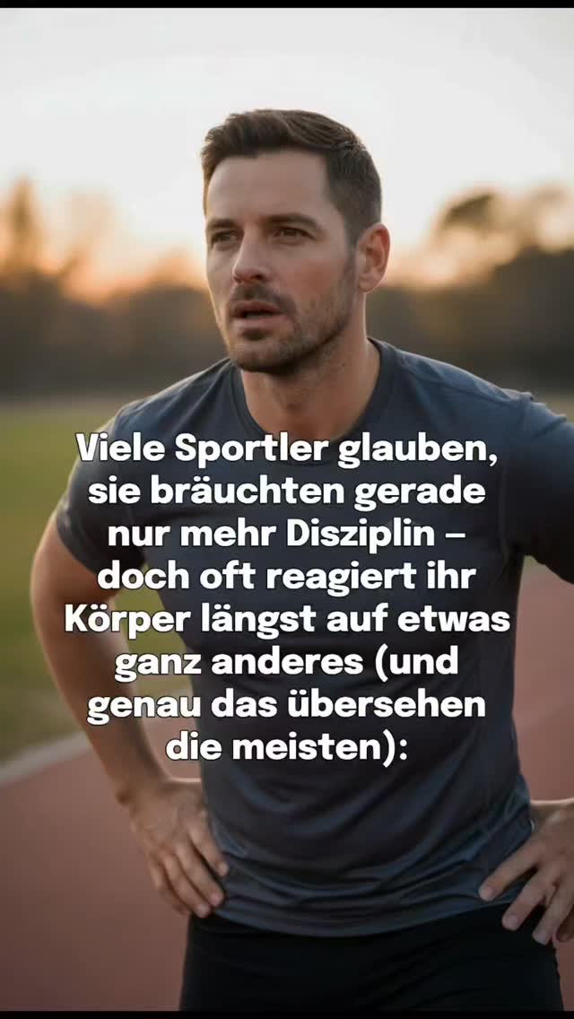 Du hast kein Disziplinproblem. Wenn überhaupt, dann eher das Gegenteil. Du trainierst auf ein System, das längst unter Stress steht.
Was du gerade erlebst, lässt sich biochemisch sehr gut erklären. Wenn dein Alltag bereits viel Stress enthält, wenig Schlaf, mentale Belastung im Job, wenig echte Erholung, dann startet dein Körper nicht mehr neutral in eine Einheit. Er ist schon vorher aktiviert.
Das bedeutet konkret: Dein Cortisolspiegel ist erhöht, dein Nervensystem steht eher auf „Alarm“ als auf „Aufbau“. Und genau deshalb wirkt Training plötzlich anders. Nicht wie ein sauberer Reiz, sondern wie zusätzlicher Druck auf ein System, das längst unter Spannung steht.
Das hat direkte Auswirkungen auf deine Leistung. Deine Herzfrequenz steigt schneller, deine Energieverwertung wird ineffizienter und die gleiche Pace fühlt sich deutlich anstrengender an. Nicht, weil du schlechter geworden bist, sondern weil dein Körper gerade nicht im richtigen Zustand ist, um Leistung sauber abzurufen.
Das Entscheidende ist: Mehr Disziplin verstärkt diesen Zustand oft nur. Weil du damit noch mehr Belastung auf ein System gibst, das eigentlich gerade runterregulieren müsste.
Viele interpretieren das als Trainingsproblem. In Wirklichkeit ist es oft ein Regulationsproblem. Und genau hier verschiebt sich der Blick.
Wenn du einmal verstehst, in welchem Zustand dein Körper wirklich arbeitet, merkst du oft, dass nicht dein Training das Problem war, sondern der Zustand, in dem du versucht hast, es durchzuziehen.
Und ab diesem Punkt verändert sich etwas Grundlegendes, weil du nicht mehr gegen deinen Körper arbeitest, sondern beginnst, ihn wieder in einen Zustand zu bringen, in dem Leistung überhaupt entstehen kann.
Regeneration & Nervensystem entscheiden oft mehr über Leistung als dein Trainingsplan!
#regeneration #nervensystem #disziplin #training #ausdauersport