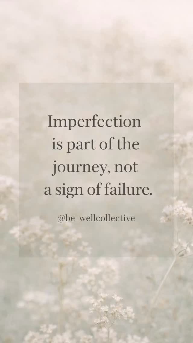 Accepting imperfection is not weakness—it’s vulnerability in action.
And vulnerability is what builds real grit.
Because when we strive for perfection, we’re often not being ourselves…
we’re performing for the expectations, pressures, and voices we’ve absorbed over time.
Progress begins when you embrace imperfection as part of learning and growth—
when you stop trying to get it perfect…
and start choosing your own voice. 🤍
Save this for the moments you forget.
#nervoussystemregulation #progressnotperfection #selfgrowth #mentalhealthawareness #traumainformed