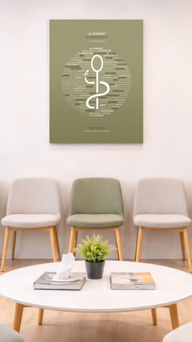 ✨️ Le Serment d’Hippocrate, sur toile ✨
C'est incontestablement votre coup de cœur depuis quelques mois. ❤️
Depuis début décembre dernier, cette création s’est hissée parmi les TOP commandes — et on comprend pourquoi.
Que ce soit pour vous-même ou à l'occasion d'une soutenance de thèse, ces toiles entièrement personnalisées sauront trouver leur place au sein d'un cabinet médical. 🥼🎓
Et pour vous mesdames, j'ai mis le texte au féminin. 😉
🌐 Disponible dès maintenant ideoprim.com
📩 Commandes par mail laure@ideoprim.com
#sermentdhippocrate #DécorationMurale #médecine #TopVentes #docteurenmedecine
