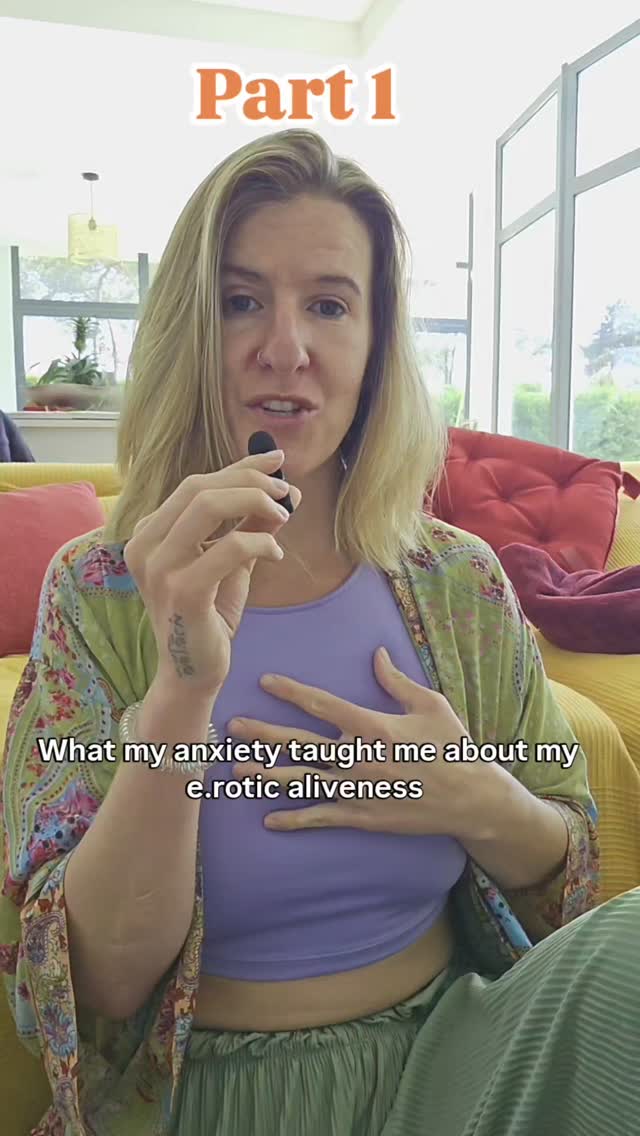 What my anxiety taught me about my e.rotic aliveness
Part 1/2
The last couple of months i was dealing with some anxiety, which also affected my mental health.
I noticed myself feeling down and depressed at times.
To be honest: The last couple of months it hasn't always been pleasant to be inside my body.
But i stayed there.
I kept devoted to my practices
And i met SO much resistance.
There was frustration because i was missing the version of myself, which feels vibrant, j.uicy & s.eggsually expressive
The moment i found peace was the moment i opened myself for the anxiety instead of "regulating it away", but that's another story.
In all of the process i discovered a deep conditioning inside my body:
👉 I had created a construct in my head of how a "e.rotically alive & turned-on" woman is supposed to be.
And even after years of deconditioning work it was still there.
And suddenly i was not fitting into this construct anymore.
So what then?
What do you do when you don't fullfill the expectations?
It's deep inside of us women.
This opened a deep process with deep insights for me.
More in part 2