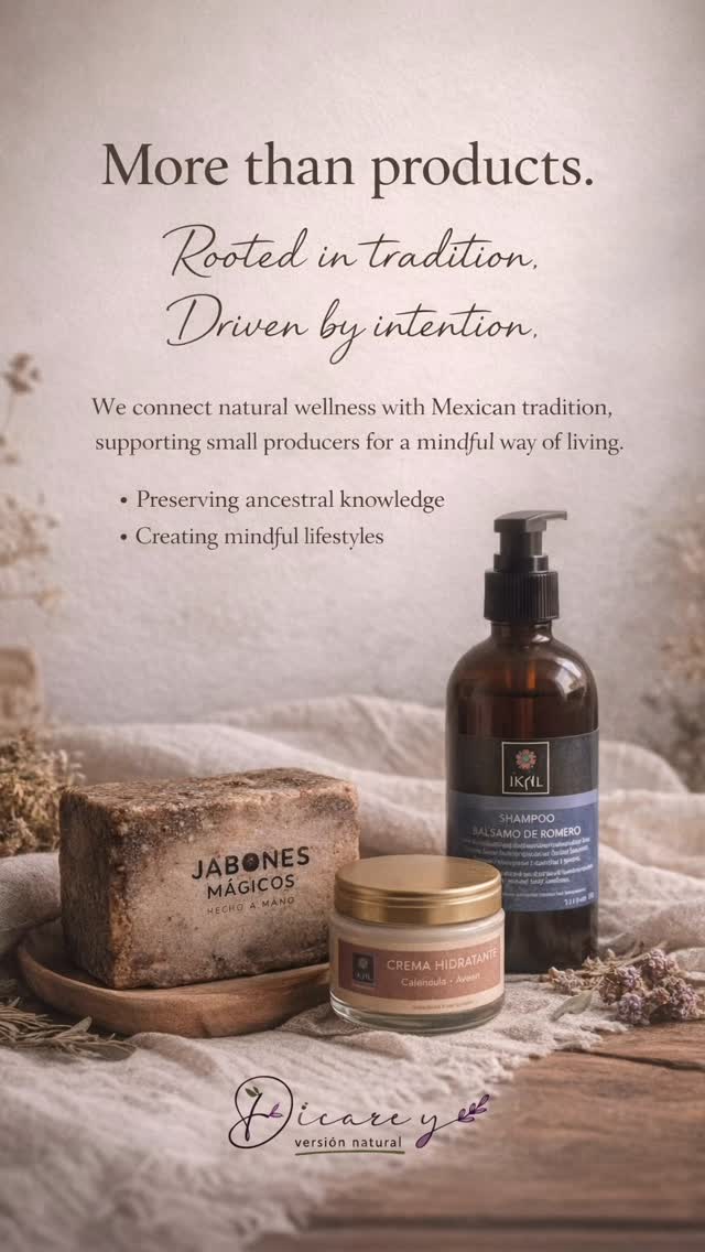 More than products.
This is about reconnecting.
Dicare Yu brings natural wellness rooted in Mexican tradition —
supporting small producers and preserving ancestral knowledge.
✨ Wellness with intention.
✨ Tradition made accessible.
💬 What does conscious living mean to you?
—
Más que productos.
Esto es reconectar.
Dicare Yu conecta el bienestar natural con la herbolaria mexicana —
apoyando a pequeños productores y preservando conocimiento ancestral.
✨ Bienestar con intención.
✨ Tradición accesible. #DicareYu #NaturalWellness #ConsciousLiving #MexicanTradition #HerbalWellness #SmallBusinessSupport