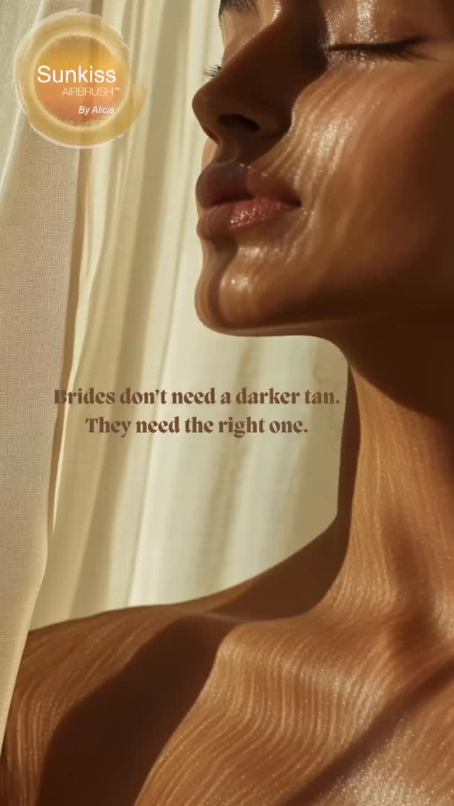 The kind that’s custom-matched to your skin,
your undertones,
your dress,
your moment.
Because the goal isn’t to look different.
It’s to look like yourself…
just more defined, more radiant, more unforgettable.
We don’t guess your color.
We create it.
We don’t rush your glow.
We prepare your skin for it.
And we don’t believe in one shade fits all.
Every bride is her own blend.
⸻
✨ This is your reminder—your glow is part of the look.
Book your airbrush™ tan and let us custom-match your color to perfection. ✨
#SunkissAirbrushByAlicia
#LongIslandBrides
#BridesOfLongIsland
#TheKnot
#TheKnotBrides
#BridalGlow
#AirbrushTanBrides
#LuxuryBridalBeauty
#WeddingGlow
#NYBride