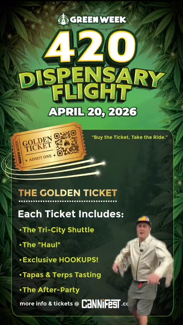 Buy the Ticket, Take the Ride! 🎫 It’s an all-access, curated journey between top dispensaries! Enjoy exclusive hookups, a premium gift haul, a private Tapas & Terps tasting experience, and cap off the night with an unforgettable after-party. Get yours now! 🗣️LINK🗣️IN🗣️BIO!!!💚💨