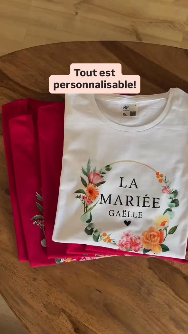 Et si votre EVJF ne ressemblait à aucun autre ?
Avec ce modèle, vous pouvez tout personnaliser :
👚 le texte
🎨 les couleurs
📏 les tailles
✨ le style d’écriture
👉 Vos idées remplacent totalement nos exemples.
Parce qu’un EVJF, c’est un moment unique…
et vos t-shirts doivent l’être aussi 👰
⸻
💬 Dites-moi :
Vous êtes plutôt team minimaliste ou team fun ?
⸻
📍 Narbonne
📦 Envoi partout en France
👚 Flocage t-shirts & objets personnalisés
🧢 Casquettes • mugs • sacs
👰 EVJF • EVG • événements
✨ Boutique d’Esmée
#evjf #mariage2026 #marieeweddings #evjf💃🏼🎉👯👰🏼