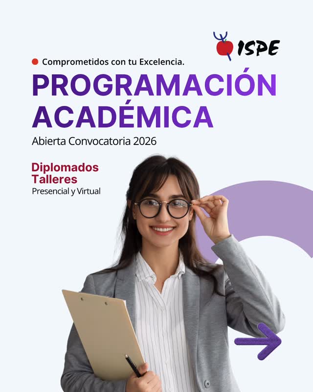 Da el siguiente paso en tu desarrollo profesional.
Este 2026 abre nuevas oportunidades con nuestros diplomados diseñados para formar expertos en áreas clave de la Psicología y la Gestión del Talento.
✔️ Modalidades presencial y virtual
✔️ Horarios accesibles (noches y fines de semana)
✔️ Formación práctica y actualizada
Programas disponibles:
• Dirección Estratégica de Recursos Humanos
• Especialización en Psicometría
• Compensación y Beneficios
• Gestión de Nóminas
• Diagnóstico y Terapia de Disfunciones de Aprendizaje
• Autismo (TEA)
• Modificación Conductual
Inicios desde marzo y abril 2026
Conviértete en el profesional que el mercado necesita hoy.
Comenta INFO y recibe toda la información ahora!