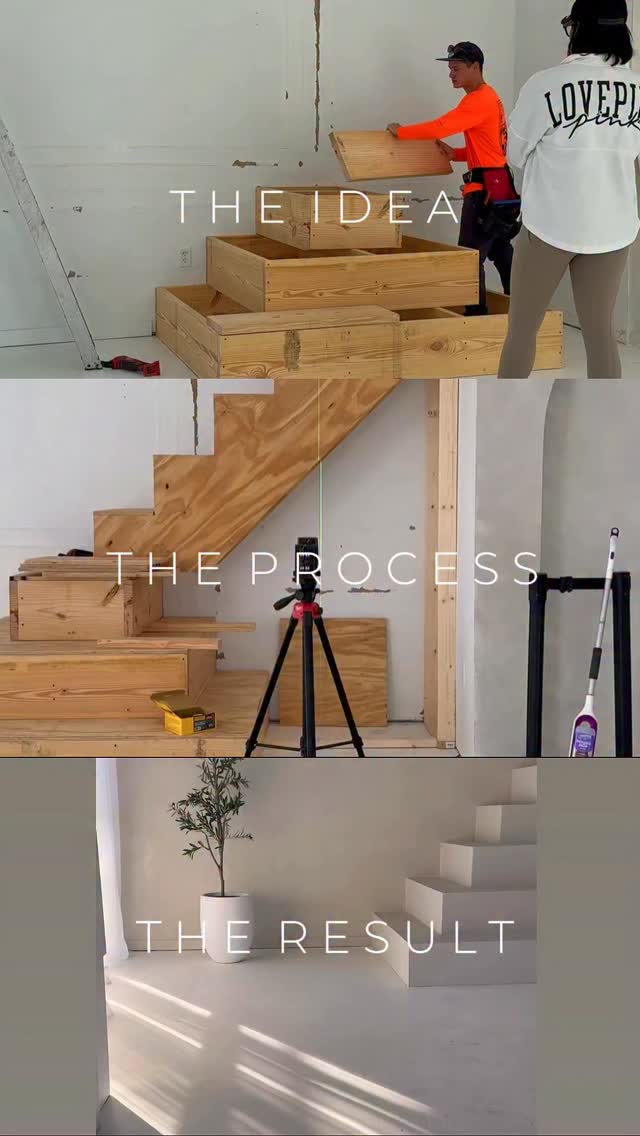 Always in love with the process 🤍
This staircase idea has been over 2 years in the making…
From finding the right builders, moving electrical, to perfecting the stucco finish (the longest, most tedious part 😅)…
And now… the results ✨
But here’s the truth and something that applies to ANY process when you’re building something:
The process is where the growth, lessons, and magic really happen!
Whether you’re building a business, creating, healing, or working on YOU… don’t skip over the process chasing the result!!
Because the result? It can be fleeting.
But who you become in the process… that’s the key to everything.
Comment “PROCESS” and we’ll send you a list of Top favorite books to help you stay focused while building your dream 🤍
Save this to remind yourself not to give up + share with someone in their process season