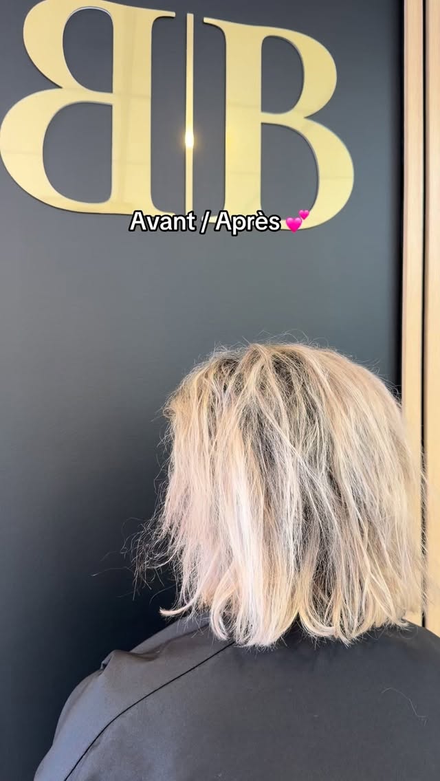 Avant/Après mèches #vitryenartois #coiffures #ombréhair #esthetique