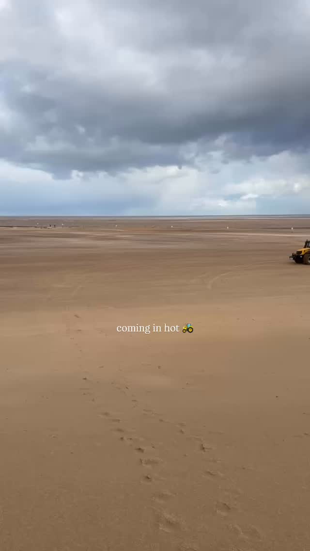During the winter months, it enables the beach team to do major works on old and new huts as April approaches, a new season begins 🚜☀️❤️