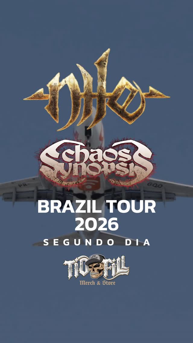 Fortaleza pegou fogo e não foi só por causa do calor!
O @fortalezaextreme junto à @lbnagency conectaram o nordeste à música extrema com maestria, e o merch oficial da Tio Fill esteve presente. 🔥
Com @nile_official , @chaossynopsis e outros nomes que tornaram esse sábado uma noite de death metal inesquecível!
Agora, a Tio Fill segue para acompanhar o Nile em São Paulo, levando merch de qualidade aos fãs paulistas.
Você vai ao show? É só chegar no stand e conferir a variedade de produtos oficiais disponíveis.
Estamos te esperando ☠️