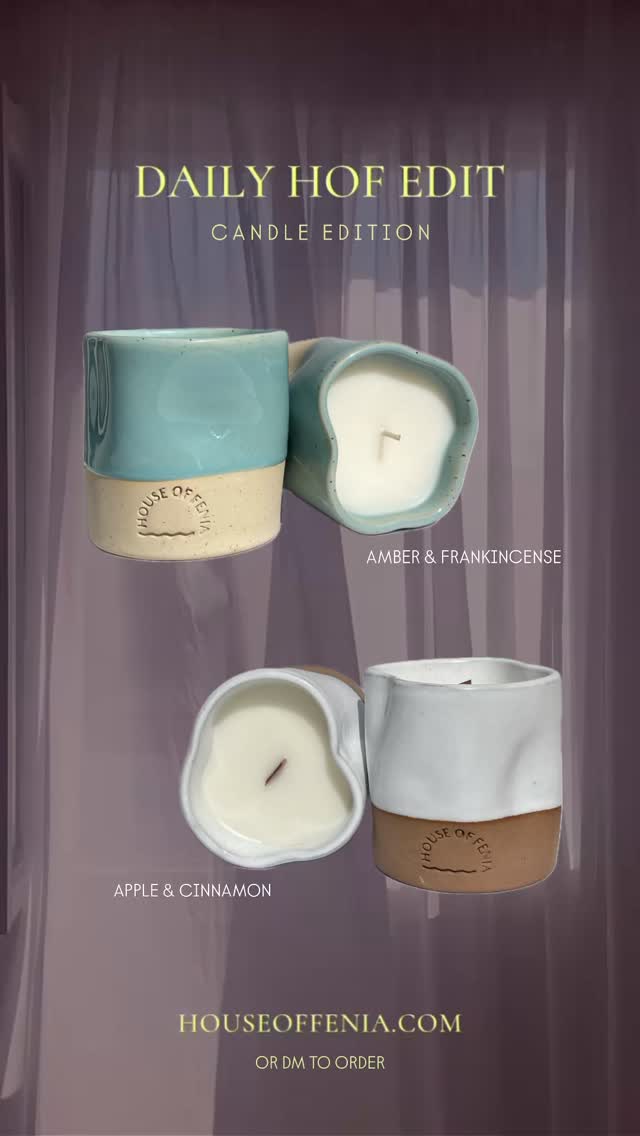 All things HOF Candles — Limited stock left, so come grab yours!
#HouseOfFenia #HOF
#Handmade #SoyCandles #LimitedEdition #Athens #Greece #MadeInGreece