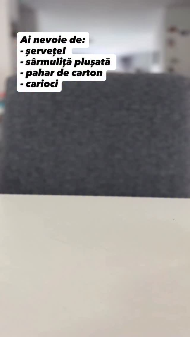 O idee simplă și adorabilă pentru surprizele de Paște 🐰💗
Transformă un pahar de carton într-un iepuraș simpatic… în care poți ascunde dulciuri sau mici cadouri 🎁
Ai nevoie doar de:
✔️ șervețele
✔️ sârmuliță plușată
✔️ pahar de carton
✔️ carioci
Se face rapid, arată super și sigur îi va încânta pe cei mici 🫶
#gradinitaonline #activitaticopii #activitatipentrucopii #kidsactivities #activitiesforkids