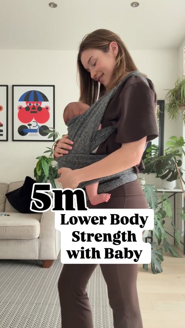 Newborn Mum? Save & Sling these 6 Lower Body Exercises 💪♥️
5m for you to move to feel better! 💪
🫶Rebuild strength
🫶Boost your mood
🫶Gain confidence
🫶Comfort your baby
Hold onto a chair or walk for extra support. 👌
Listen to your body and rest when you need ♥️
#postpartum #mumlife #newbornstrength #csectionrecovery #babyandme