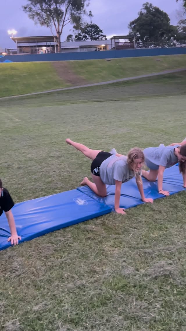 Condition now. Shine later ✨
#aerobicgymnastics #teamtraining #conditioning