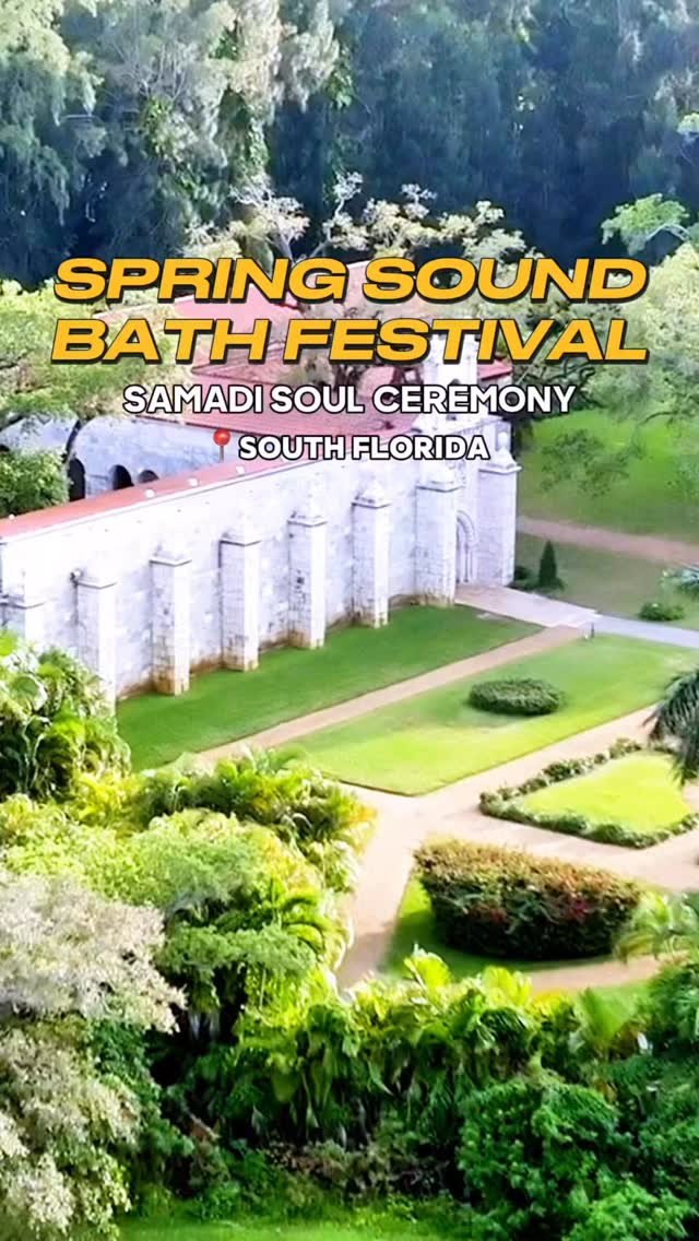 Immersive Sound Healing Experience in South Florida this April 🌿✨
Comment “Sound” and we’ll send you all the details.
The Spring Sound Bath Festival is bringing a powerful evening of relaxation, connection, and energy alignment to one of the most stunning historic locations in the city.
Event Details:
🔔 A full evening of sound healing across multiple sacred spaces at the Ancient Spanish Monastery
🌿 Explore unique areas like the Labyrinth, Sculpture of Light Garden, and Chapter House, each offering a different sound journey
🧘♀️ Move freely between spaces and discover the experience that resonates most with you
🛍️ A soulful marketplace featuring local artisans and wellness vendors
✨ A powerful Grand Ceremony at 8pm featuring a 1111 Gong session and immersive sound experiences like the Tree Om Sound Bath and Drum Temple
📍 The Ancient Spanish Monastery, North Miami
If you’re looking for a unique way to decompress, reset, and reconnect, this is one to add to your calendar.
Comment “Sound” and we’ll send you the ticket link.
Will we see you there?
#miamifriendors #soundhealing #soundbath #wellnessevents #miamievents