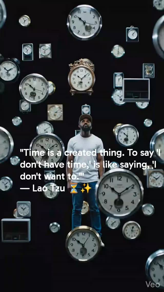 Stop letting the clock dictate your vision. 🕰️
We often treat time like a cage, but it’s actually a tool we create. When we say we "don't have time," we’re usually just admitting it’s not a priority. True power comes from stepping outside the ticking and choosing where your energy goes.
Watch the moment the noise stops and the clarity begins. 🌌
What is one thing you’re finally making time for this week? Let me know in the comments. 👇
#LaoTzu #Mindfulness #TimeManagement #PerspectiveShift #VisionaryLeadership CinematicArt InnerPeace Focus EntrepreneurMindset ProductivityTips QuietStrength GoldenRatio
