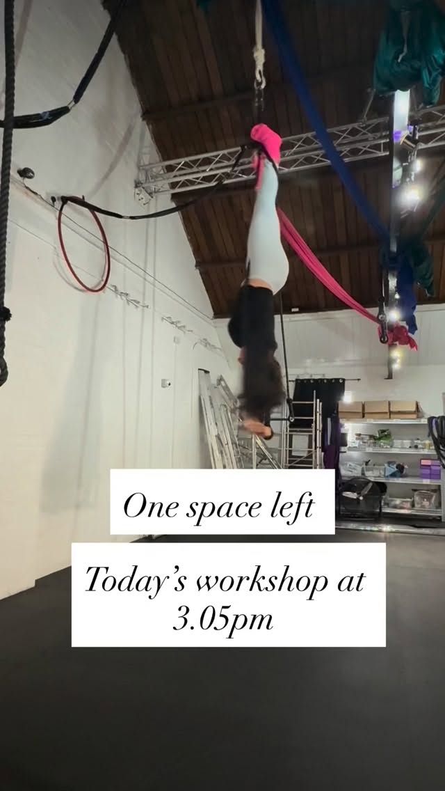 💪 Trapeze workshop with Helen
🕰️3.05pm-4.35pm
🎪Trapeze
💰£25.50 per person. One person to a trapeze
Aimed at beginners who can already invert and intermediate students
New students welcome
Must be able to invert on the pole or aerial to attend this workshop
To book
https://www.pole-attack.co.uk/service-page/21st-of-march-trapeze-workshop?referral=service_list_widget
