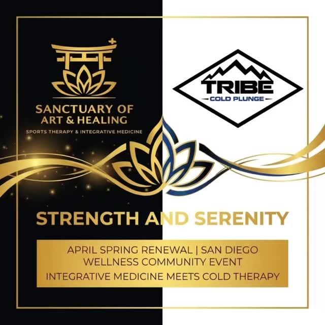 Do you want to tune up your nervous system?
🏔️🙏 SANCTUARY x TRIBE COLD PLUNGE
Friday, April 4th • Experience the ancient meets the extreme
Join us for a powerful morning combining:
❄️ Cold Plunge Therapy with Tribe Cold Plunge
🌿 Guided Breathwork & Meditation
💪 Sports Therapy Techniques for Recovery
🙏 Acupuncture
Saturday, April 4th
10:00 AM – 12:00 PM
This is where resilience meets recovery. Where cold therapy meets contemplation. Where your tribe gathers. 🔥❄️
Limited spots available reserve yours now:
👉 Link in bio or sign up: https://forms.gle/7EYgt2haZ9DmAGWv8
Bring your courage. Leave transformed.
—
@tribecoldplunge x @sanctuaryofartandhealing @mami.where.you.goin
#ColdPlunge #SanDiegoWellness #IntegrativeMedicine #SportsTherapy #Breathwork